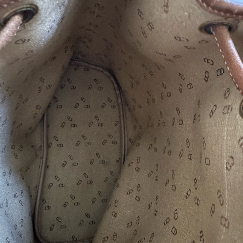 Dior Taupe Canvas Tote with Tan Leather Trim and Pouch - Picture 7 of 10
